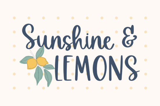 Sunshine & Lemons Font